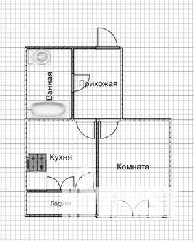 1-к квартира, вторичка, 48м2, 2/10 этаж