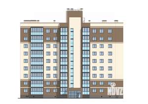 1-к квартира, строящийся дом, 40м2, 9/9 этаж