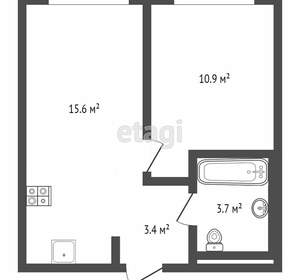 1-к квартира, вторичка, 33м2, 10/17 этаж