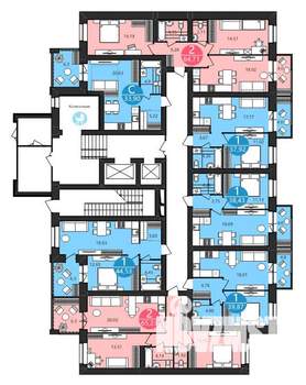 2-к квартира, вторичка, 65м2, 1/12 этаж