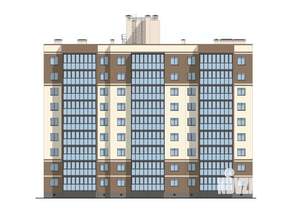 1-к квартира, строящийся дом, 40м2, 4/9 этаж