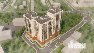 1-к квартира, строящийся дом, 41м2, 14/18 этаж
