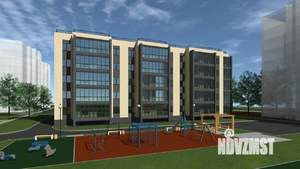 1-к квартира, строящийся дом, 45м2, 1/5 этаж