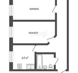 2-к квартира, вторичка, 43м2, 3/5 этаж