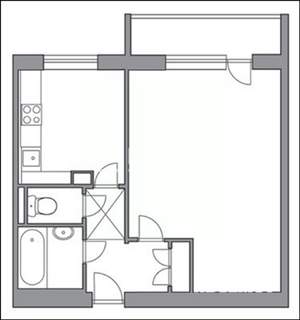 1-к квартира, вторичка, 32м2, 7/9 этаж