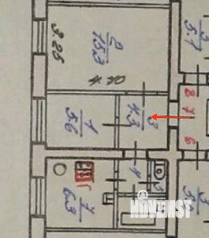 2-к квартира, вторичка, 37м2, 2/3 этаж