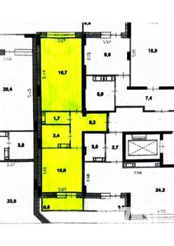 1-к квартира, вторичка, 38м2, 9/10 этаж