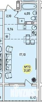 Студия квартира, вторичка, 32м2, 5/9 этаж