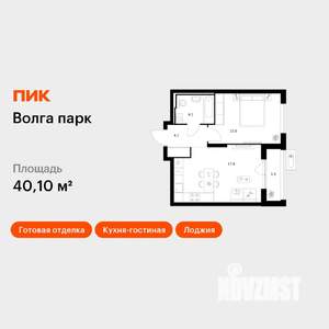 1-к квартира, вторичка, 40м2, 5/17 этаж