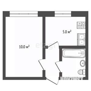 Студия квартира, вторичка, 20м2, 1/9 этаж