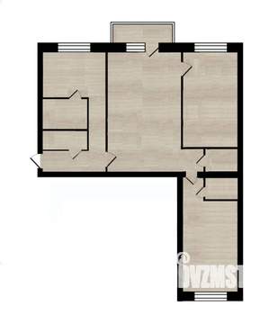 3-к квартира, вторичка, 56м2, 3/5 этаж
