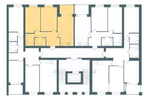 2-к квартира, строящийся дом, 69м2, 6/16 этаж
