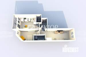 2-к квартира, вторичка, 52м2, 4/8 этаж