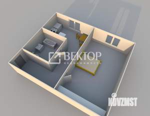 1-к квартира, вторичка, 30м2, 1/5 этаж