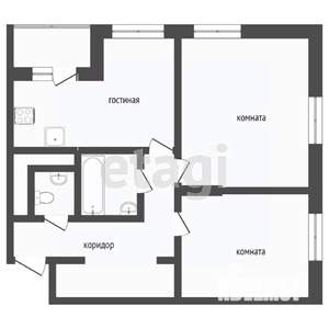 3-к квартира, вторичка, 106м2, 2/6 этаж