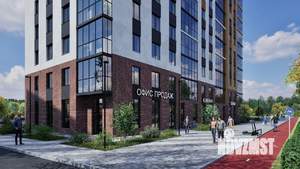 2-к квартира, строящийся дом, 52м2, 7/17 этаж