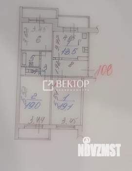 3-к квартира, вторичка, 90м2, 7/10 этаж