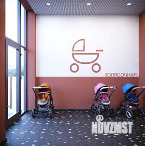 1-к квартира, строящийся дом, 36м2, 16/17 этаж