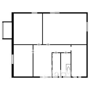 3-к квартира, вторичка, 65м2, 2/10 этаж