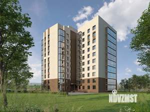 1-к квартира, строящийся дом, 45м2, 8/10 этаж