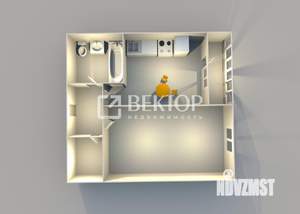 1-к квартира, вторичка, 40м2, 16/16 этаж