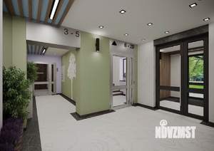1-к квартира, строящийся дом, 47м2, 1/4 этаж