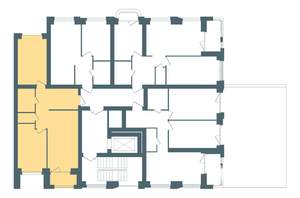 2-к квартира, строящийся дом, 65м2, 2/10 этаж