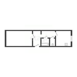 1-к квартира, вторичка, 38м2, 1/9 этаж