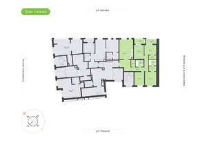 4-к квартира, вторичка, 123м2, 1/9 этаж