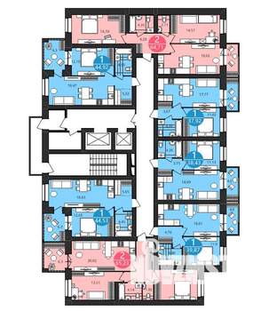 Студия квартира, строящийся дом, 65м2, 4/9 этаж
