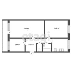 3-к квартира, вторичка, 63м2, 2/9 этаж