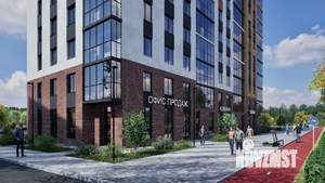 1-к квартира, строящийся дом, 34м2, 4/17 этаж