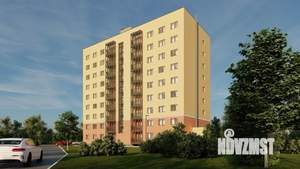1-к квартира, строящийся дом, 38м2, 9/9 этаж