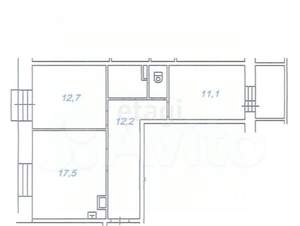 2-к квартира, вторичка, 59м2, 3/13 этаж