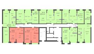 2-к квартира, вторичка, 69м2, 10/24 этаж