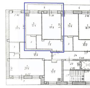 1-к квартира, вторичка, 45м2, 7/9 этаж