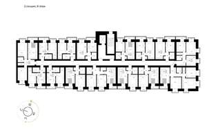 1-к квартира, вторичка, 33м2, 8/12 этаж