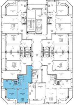 2-к квартира, строящийся дом, 65м2, 12/17 этаж
