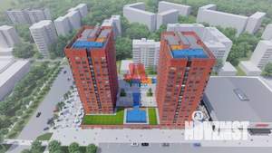 3-к квартира, строящийся дом, 87м2, 13/18 этаж