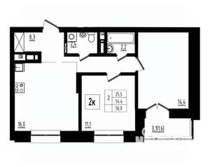 Фото квартиры на продажу (1)