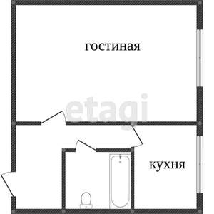 1-к квартира, вторичка, 22м2, 3/9 этаж