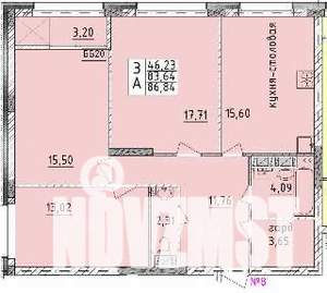 3-к квартира, вторичка, 87м2, 4/11 этаж