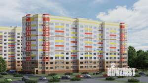 1-к квартира, строящийся дом, 47м2, 3/10 этаж