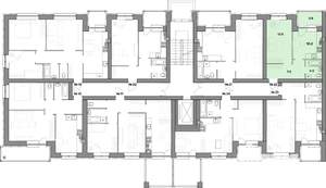 1-к квартира, вторичка, 39м2, 3/4 этаж