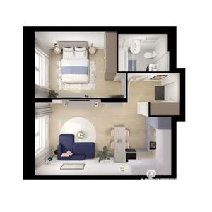 1-к квартира, вторичка, 43м2, 9/17 этаж