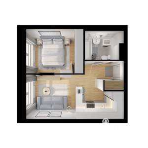 1-к квартира, вторичка, 32м2, 17/17 этаж