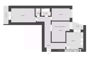 3-к квартира, сданный дом, 89м2, 18/20 этаж