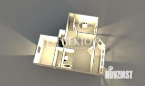 2-к квартира, вторичка, 57м2, 1/5 этаж