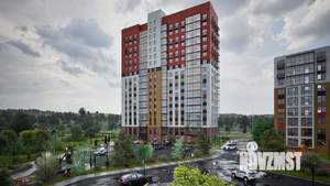 1-к квартира, строящийся дом, 33м2, 13/17 этаж