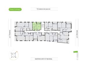 1-к квартира, вторичка, 40м2, 7/9 этаж